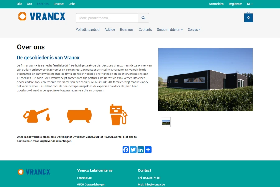 Vrancx Lubricants nv